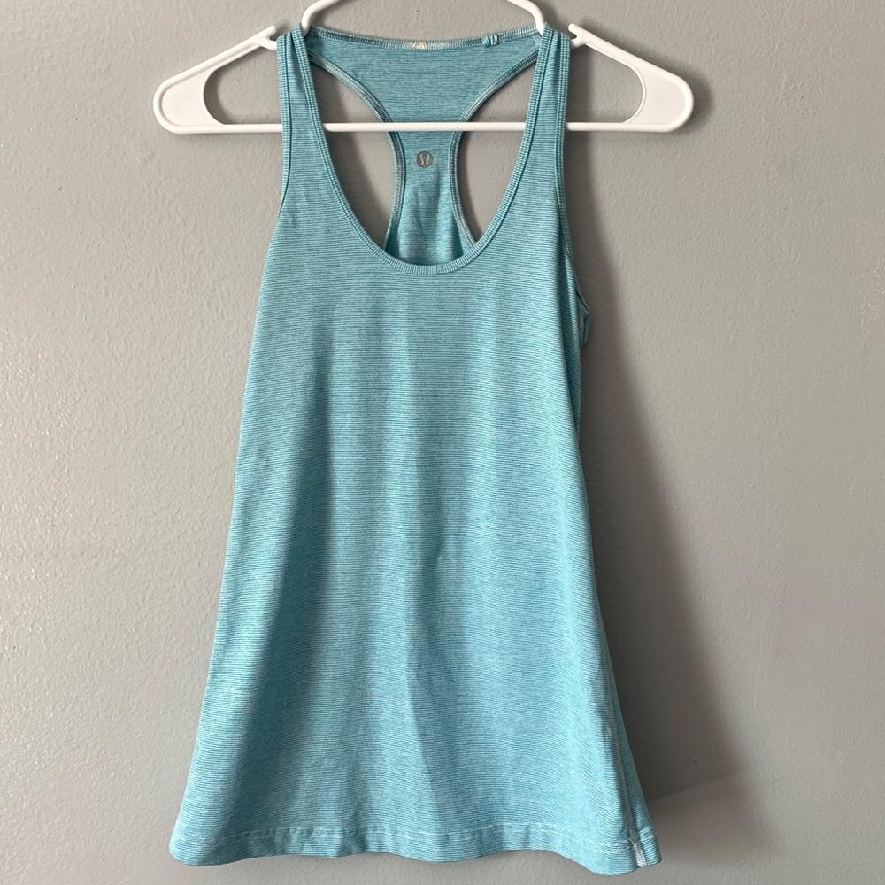 Lululemon Racerback Stripe Tank Top